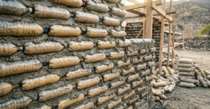 Casa de garrafas plásticas em Bangladesh custa 25% do valor de uma obra tradicional