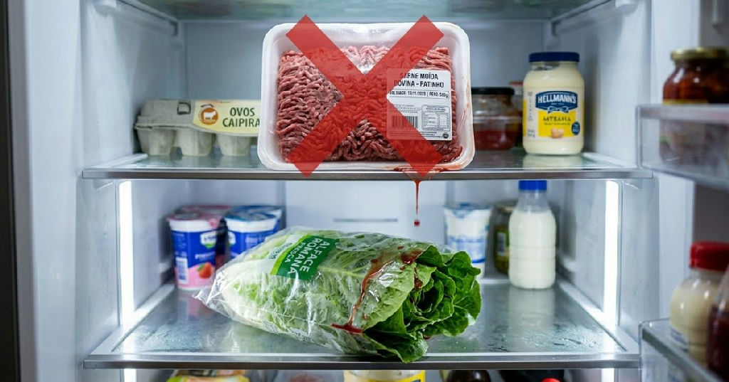 Como organizar a geladeira para evitar contaminação cruzada de alimentos