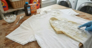 Como remover manchas de suor e restaurar a brancura de suas camisetas