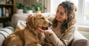 Entenda o que significa quando seu cachorro lambe suas mãos e quando buscar ajuda veterinária