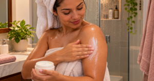 Hidratação pós-banho: entenda por que a pele úmida absorve melhor os cremes