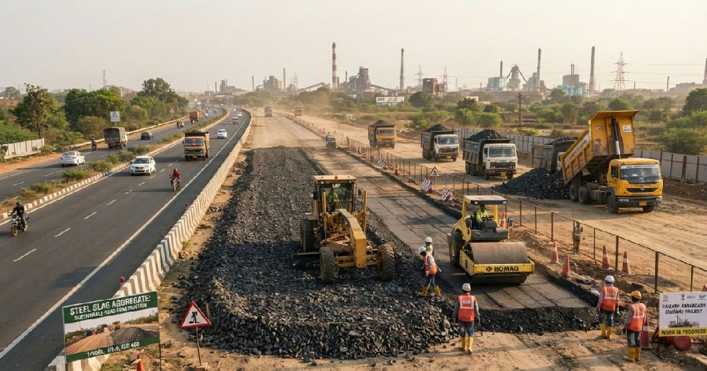 Índia entra para o Guinness com rodovia feita inteiramente de escória de aço