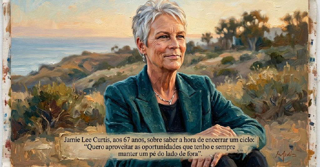 Jamie Lee Curtis reflete sobre maturidade e a importância de saber encerrar ciclos