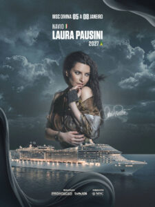 Laura Pausini anuncia seu primeiro cruzeiro temático no Brasil para 2027