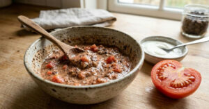 Máscara facial caseira com tomate, café e iogurte promete pele limpa e luminosa