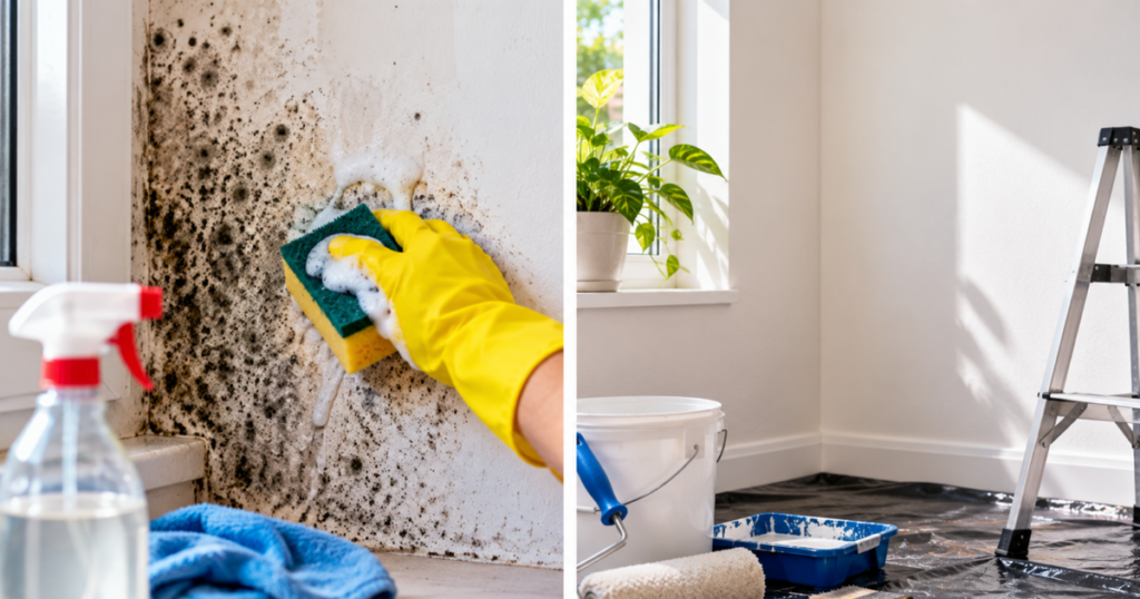 Mofo na parede: guia completo para remoção e preparação antes da nova pintura