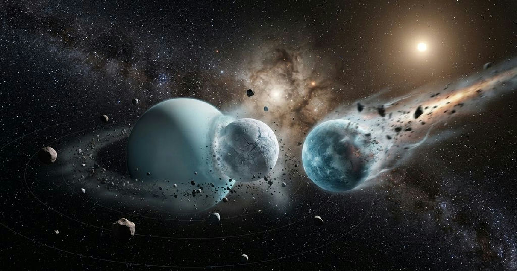 O passado violento do sistema solar e a evidência de planetas perdidos
