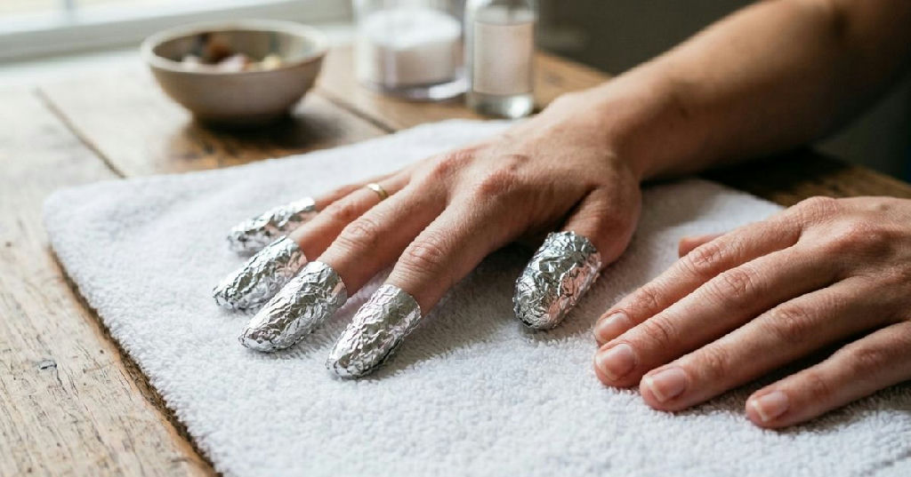 Papel alumínio nas unhas: entenda por que o método é recomendado para remover esmalte em gel