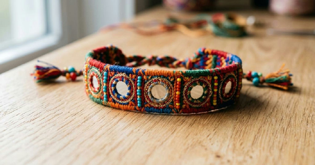 Pulseiras de fios coloridos ganham espaço na moda artesanal e substituem acessórios de vidro