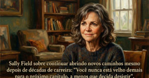 Reinventar a carreira: Sally Field inspira a buscar novos caminhos sem limite de idade