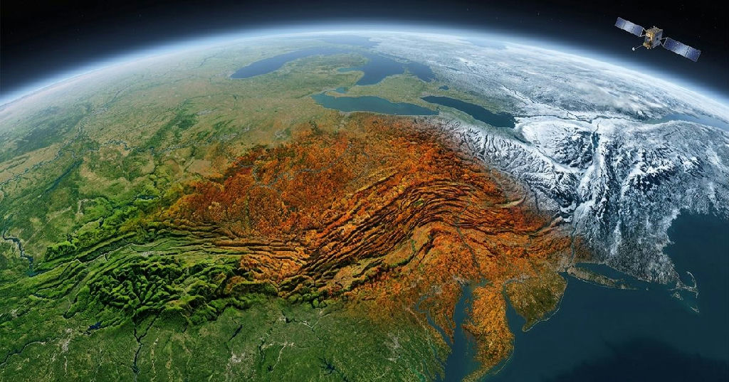 Satélites da NASA revelam transformação dramática das florestas dos Apalaches em 63 dias
