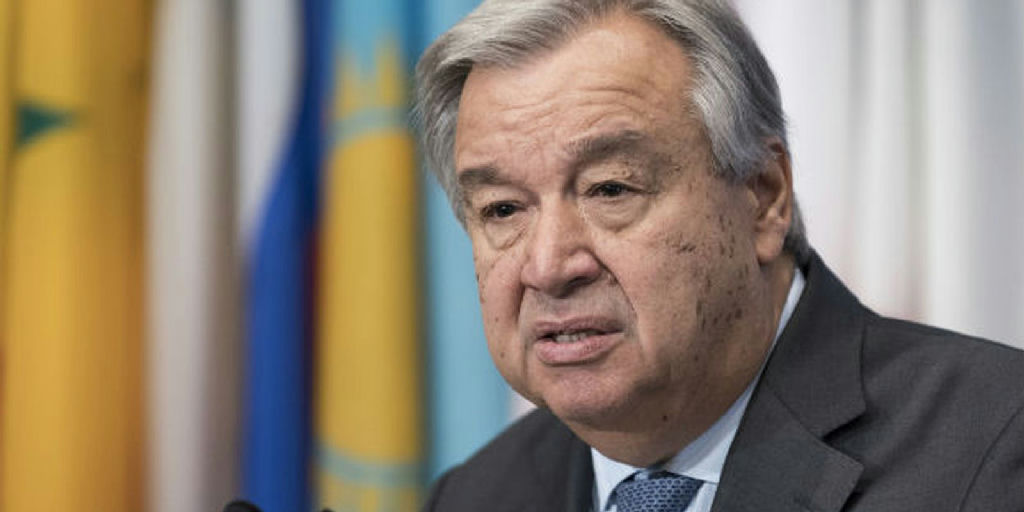 Secretário-geral da ONU, António Guterres, adverte sobre avanço de guerras e perigos da IA