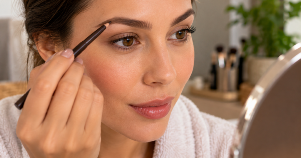 Sobrancelhas mais cheias: técnicas simples para preencher falhas com naturalidade