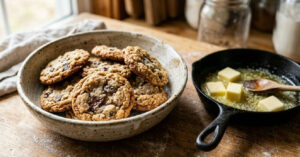 Truque de confeiteiro: como elevar o sabor dos cookies usando metade da manteiga tostada