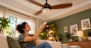 Ventilador de teto: entenda como o sentido das pás influencia o conforto térmico
