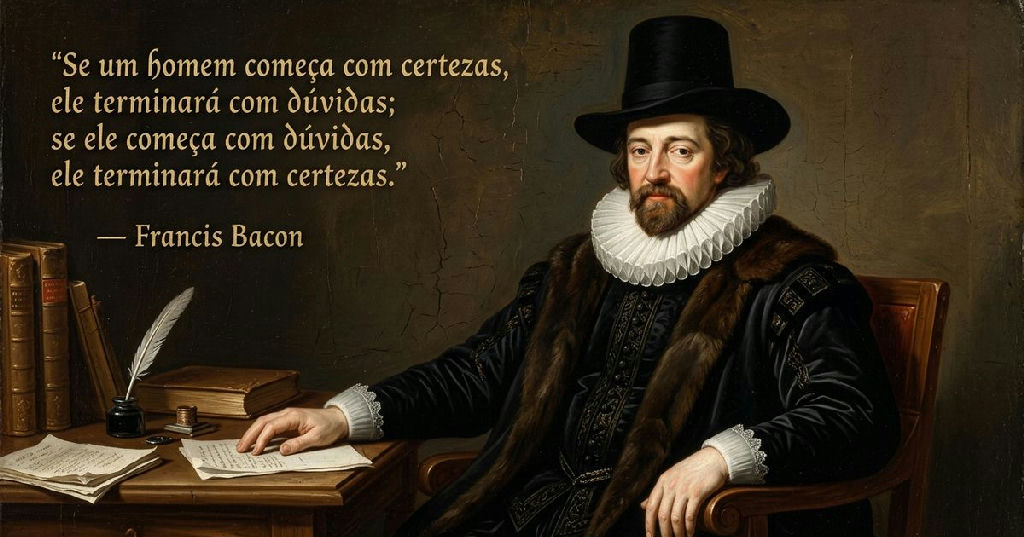 A dúvida metódica de Francis Bacon e a busca moderna pelo conhecimento