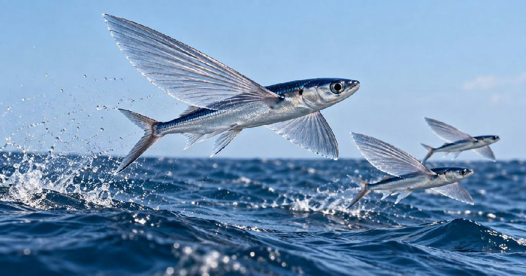 A engenharia natural dos peixes-voadores: como eles dominam o ar e o mar