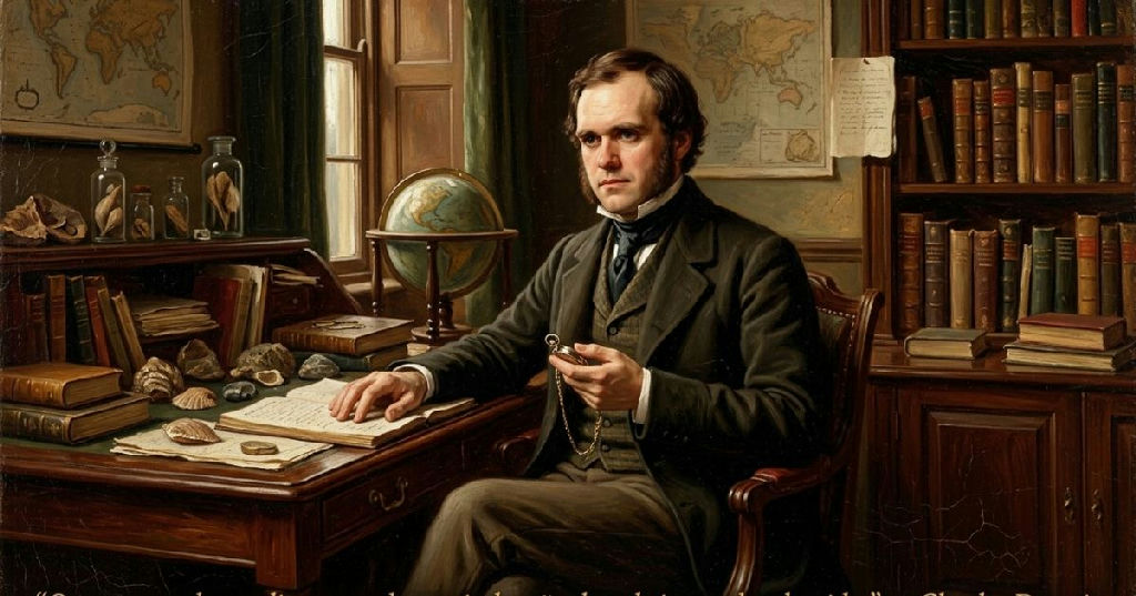 A reflexão de Charles Darwin sobre o tempo que ainda ressoa nos dias atuais