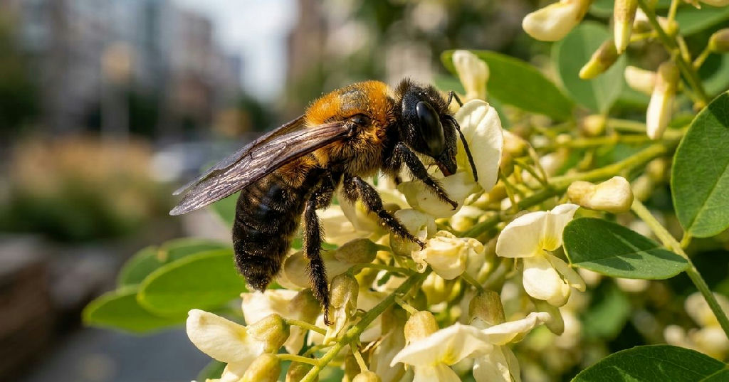 Abelha gigante invasora na Europa tem expansão impulsionada por árvore ornamental