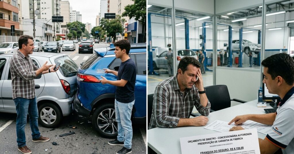 Acidente com carro novo abre debate sobre escolha de oficina e garantia