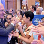 Alckmin cobra imparcialidade da Justiça Eleitoral durante visita a Aparecida