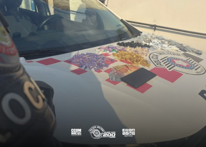 Apreensão de drogas em Guaratinguetá resulta em flagrante com adolescente