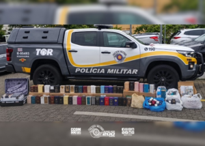 Apreensão de Mais de 300 perfumes importados sem nota fiscal na Rodovia Castello Branco