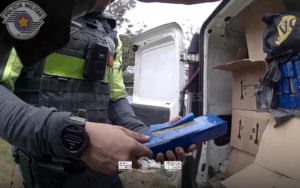 Apreensão de mais de 700kg de maconha na zona sul é registrada por câmeras corporais