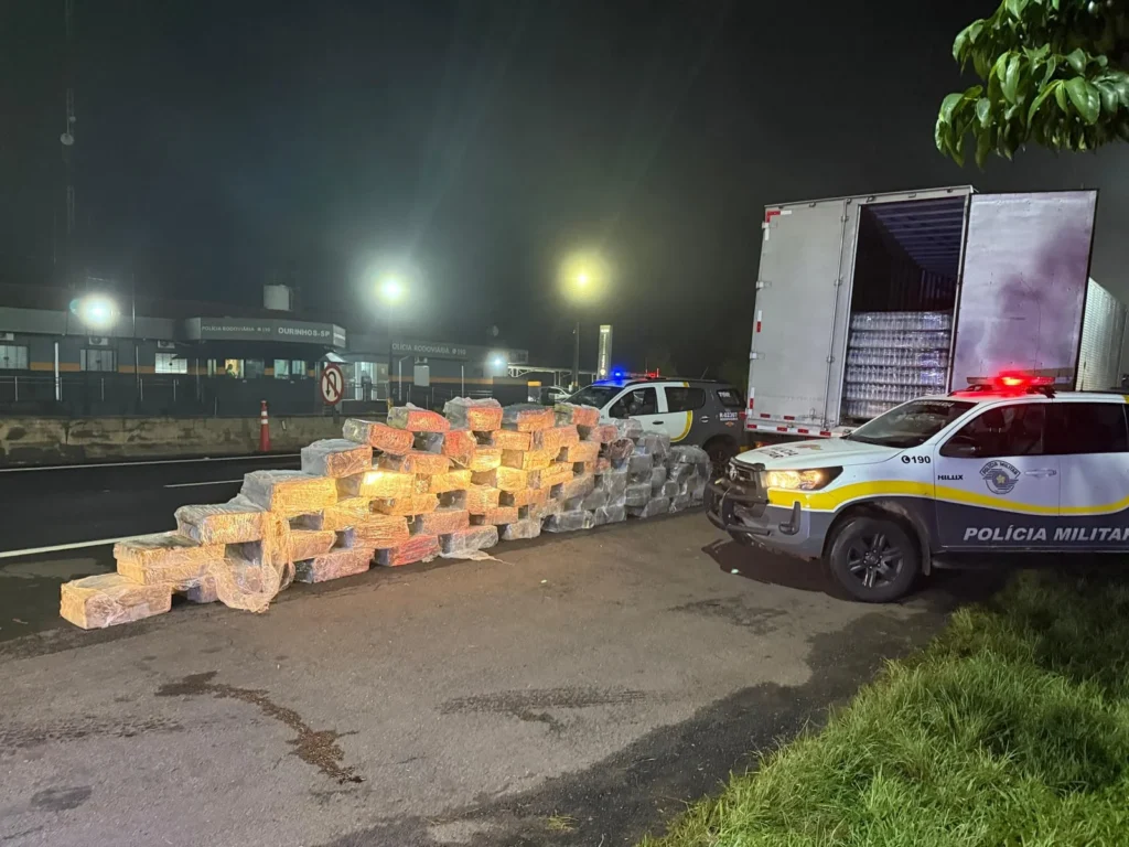 Apreensão recorde de maconha em caminhão causa prejuízo milionário ao crime