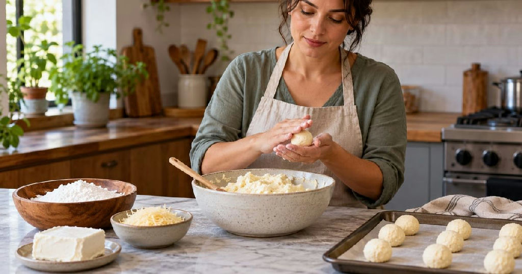 Aprenda a fazer pão de queijo de tapioca com apenas 3 ingredientes