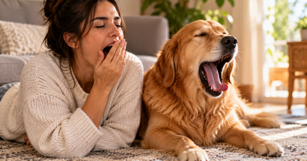 Bocejo contagioso em cães: o que a ciência diz sobre a conexão com humanos