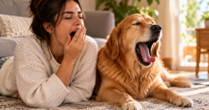 Bocejo contagioso em cães: o que a ciência diz sobre a conexão com humanos