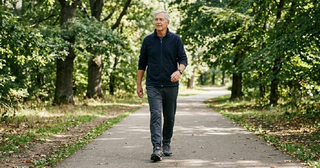 Caminhada após os 70 anos: como manter a saúde com rotina simples e eficaz