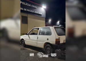 Cerco policial na Sp-304 resulta em prisão de dupla e recuperação de veículo furtado