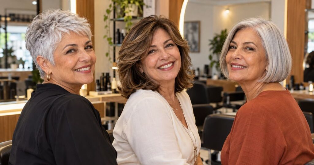 Cinco cortes de cabelo práticos e elegantes para mulheres acima de 60 anos