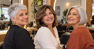 Cinco cortes de cabelo práticos e elegantes para mulheres acima de 60 anos