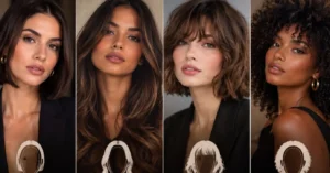 Cinco estilos de cabelo realçam a simetria e valorizam o rosto oval