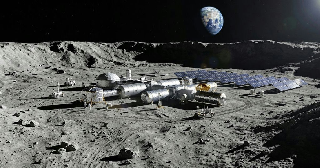 Colonização lunar enfrenta desafio crítico com esgotamento rápido de reservas de gelo