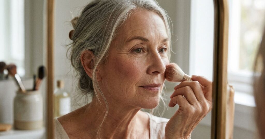 Como Aplicar blush após os 50 anos para rejuvenescer e valorizar o rosto