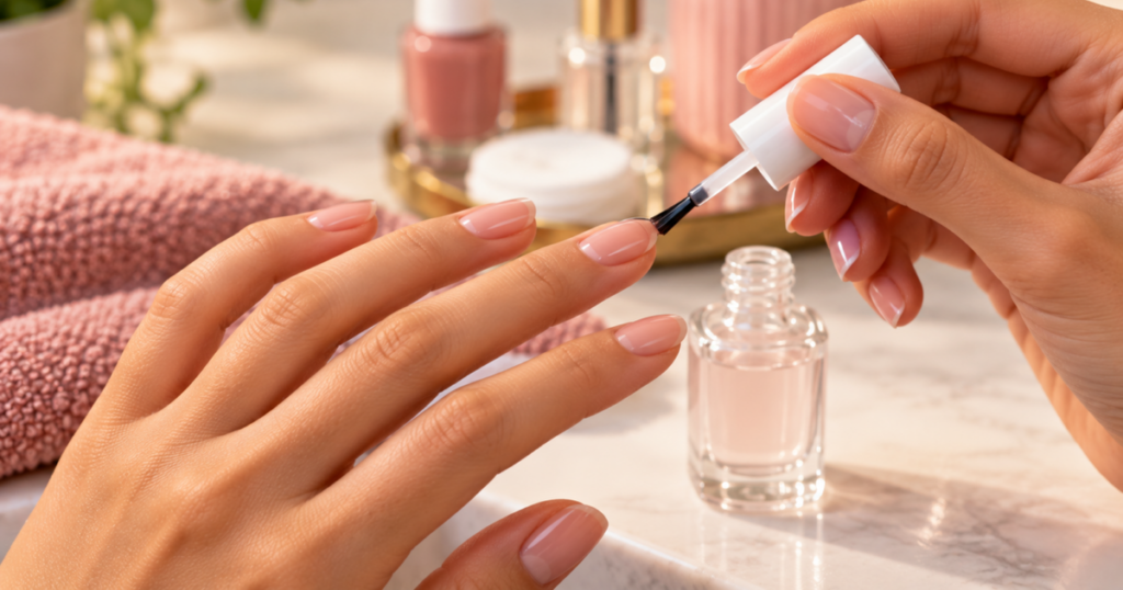 Como selar a borda livre das unhas para prolongar a durabilidade do esmalte
