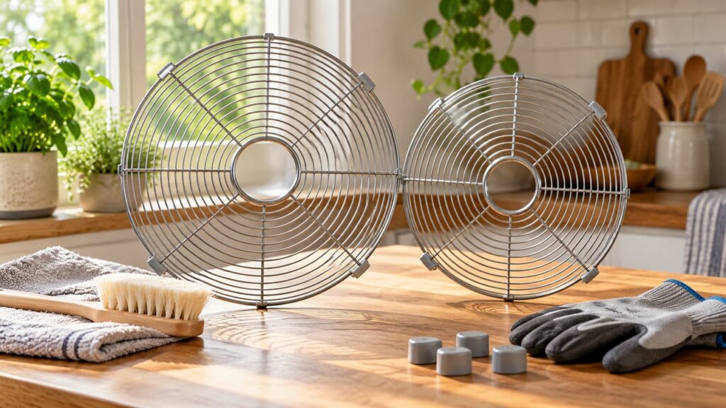 Como transformar um ventilador velho em um organizador de frutas