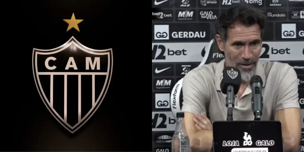 Desfalques no Atlético-mg complicam planos de Eduardo Domínguez contra o Santos