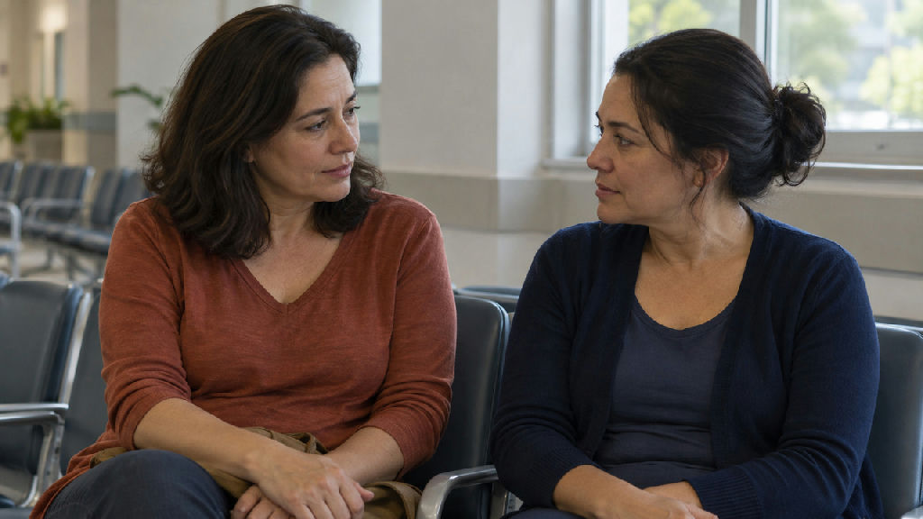 Encontro fortuito em hospital revela que mal-entendido de duas décadas separou velhas amigas