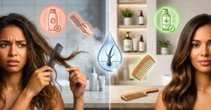 Erro comum na rotina destrói fios e causa frizz intenso