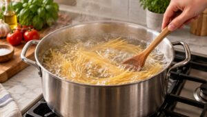 Erros comuns ao cozinhar macarrão prejudicam textura e sabor do prato