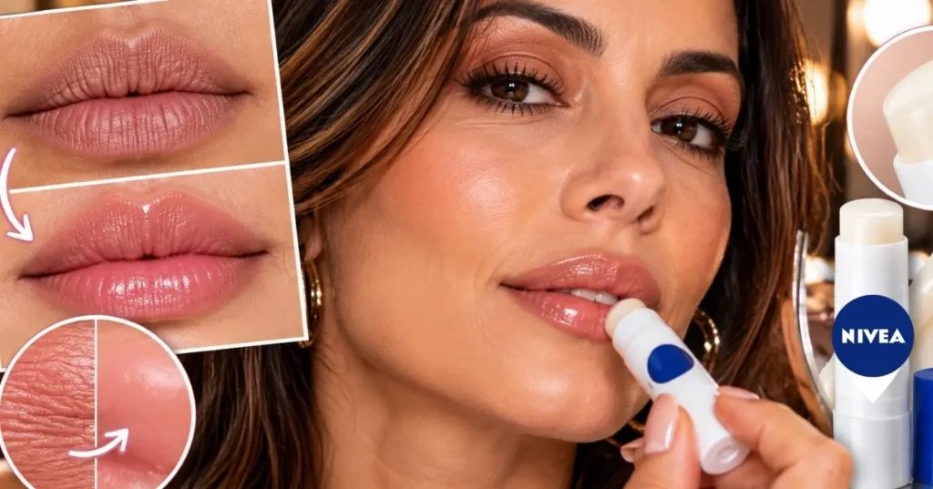 Hidratante labial baratinho da Nivea reduz vincos e dá volume