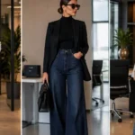 Jeans no escritório: confira três combinações com pantalona que valorizam o visual corporativo