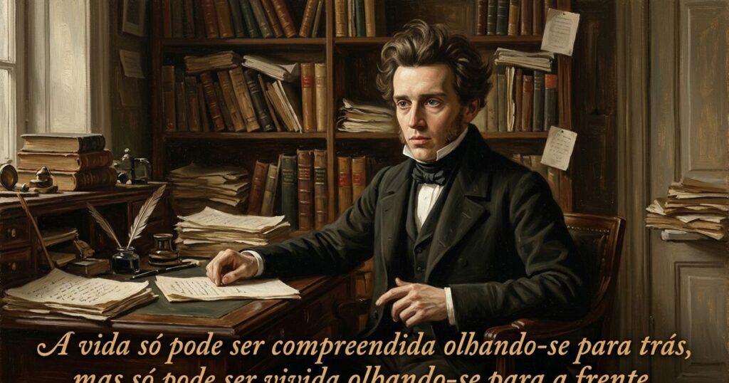 Kierkegaard ensina a decifrar escolhas do passado para guiar decisões do futuro