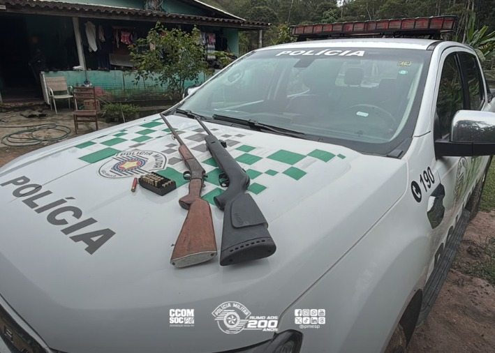 Natividade da Serra registra multa e apreensão de armas após desmatamento