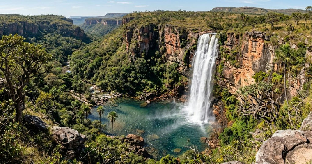 Parque Nacional da Serra da Canastra: onde a monumental Casca d’Anta inicia o rio São Francisco com 186 metros de queda